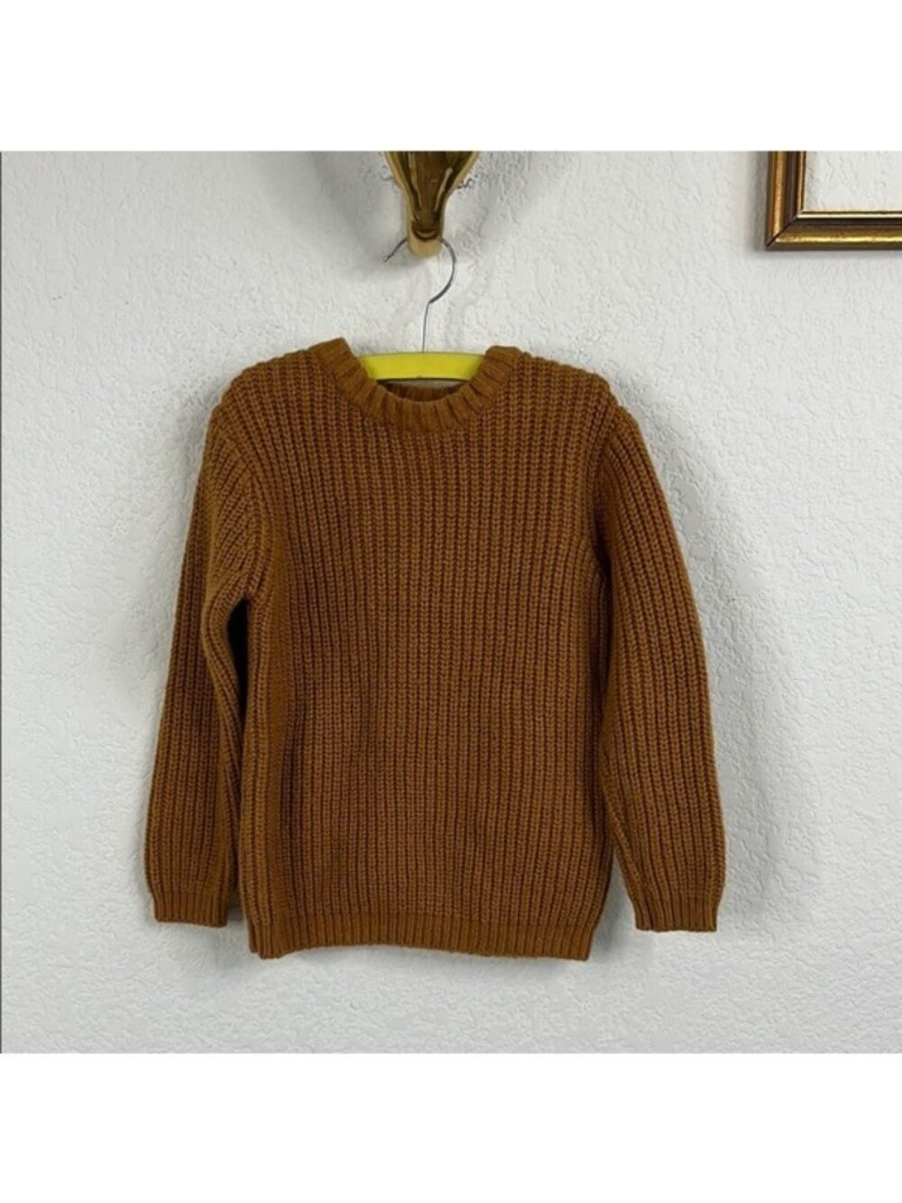 Zara Ribbed Knit Long Sleeve Minimalist Sweater